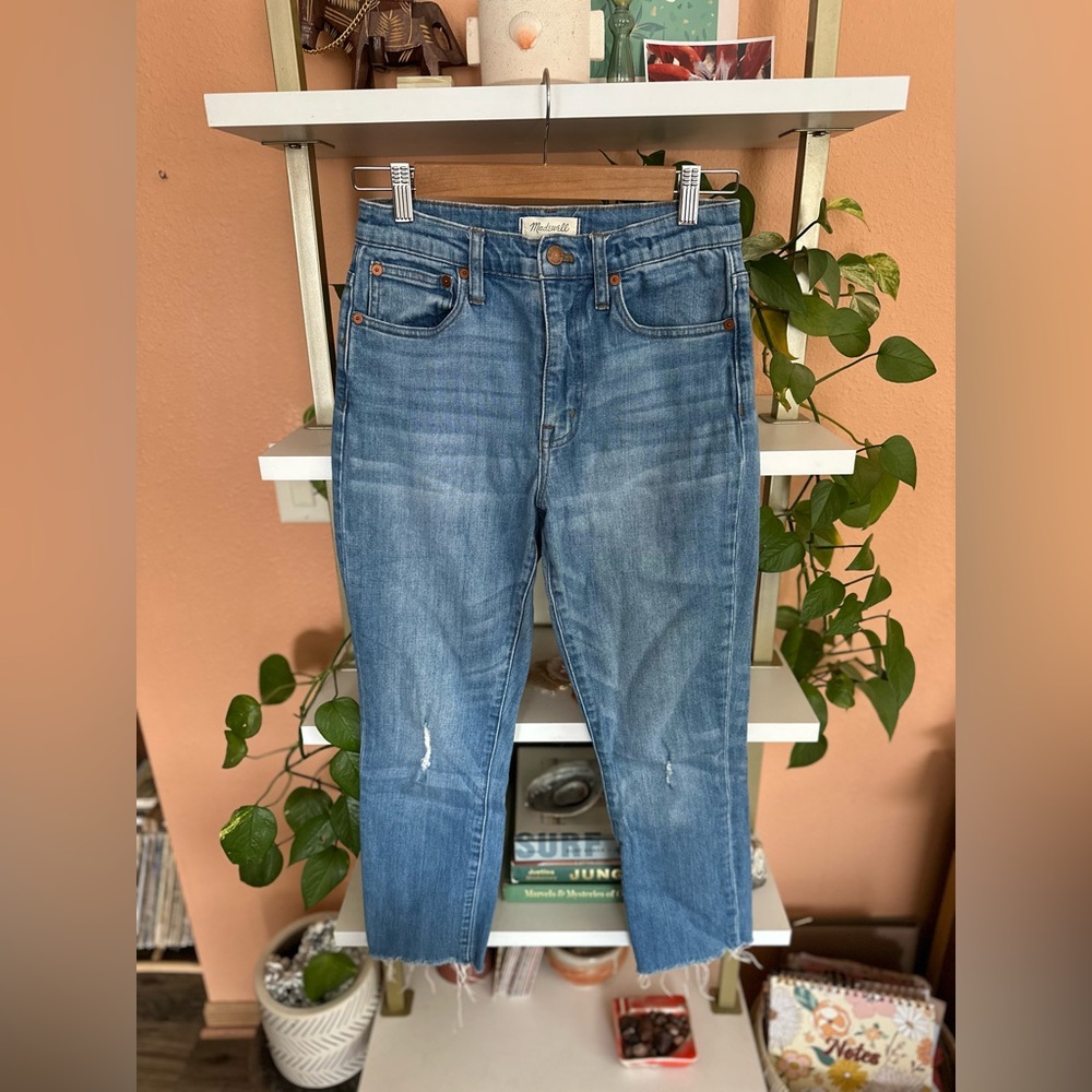Madewell slim crop boyjean